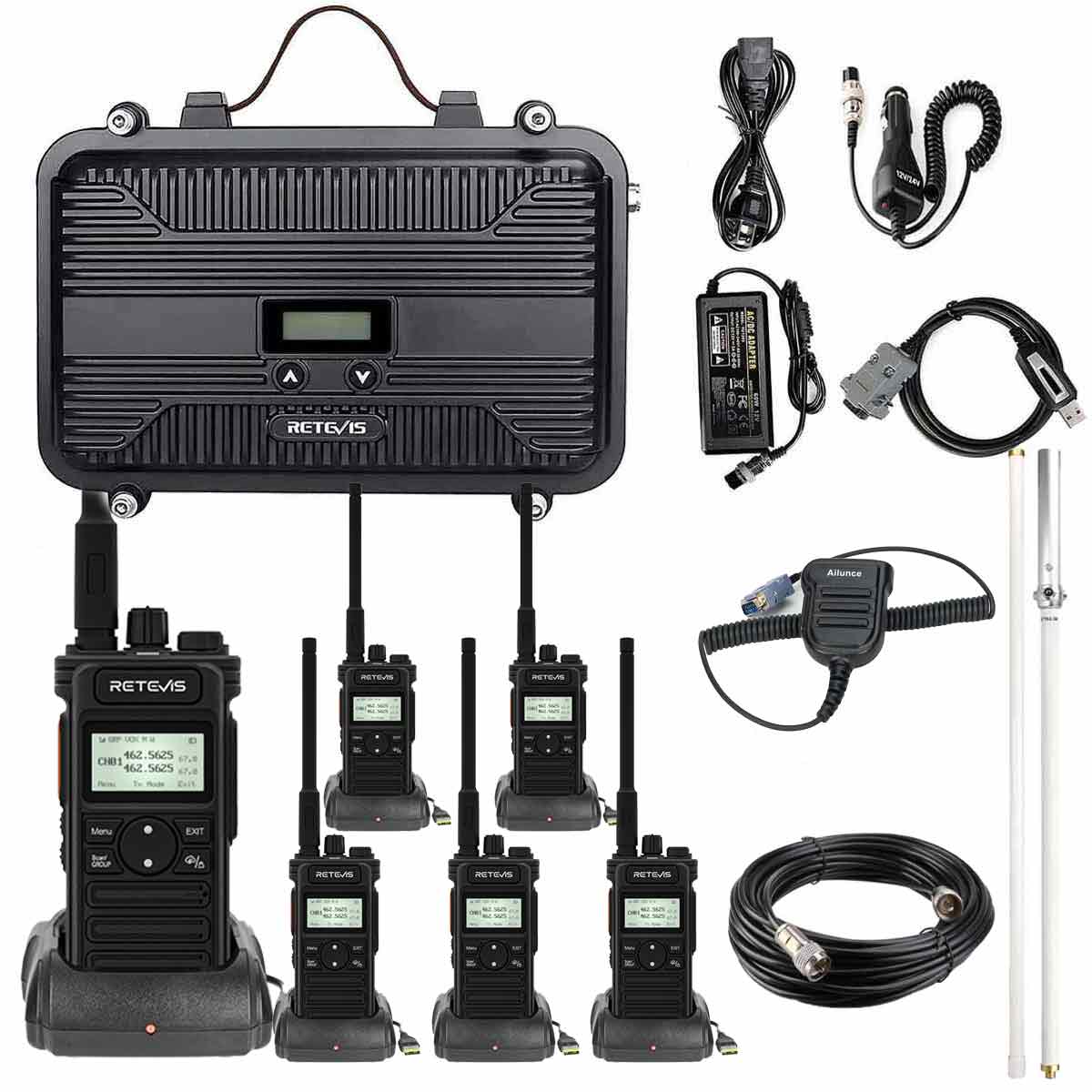 retevis gmrs portable repeater kit