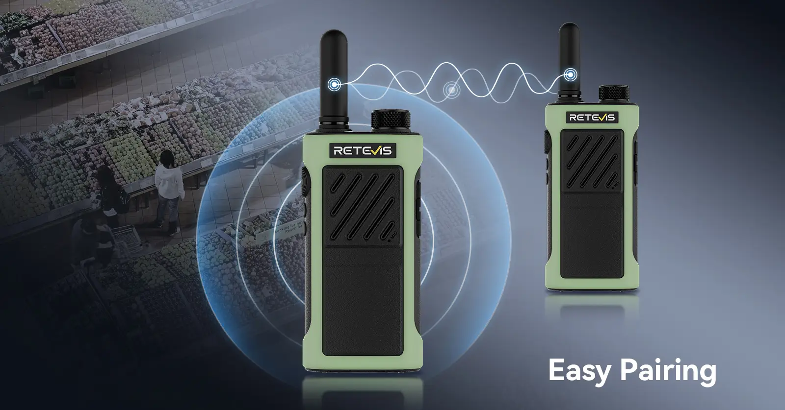 Retevis RB66P RB666P Easy Paring Function