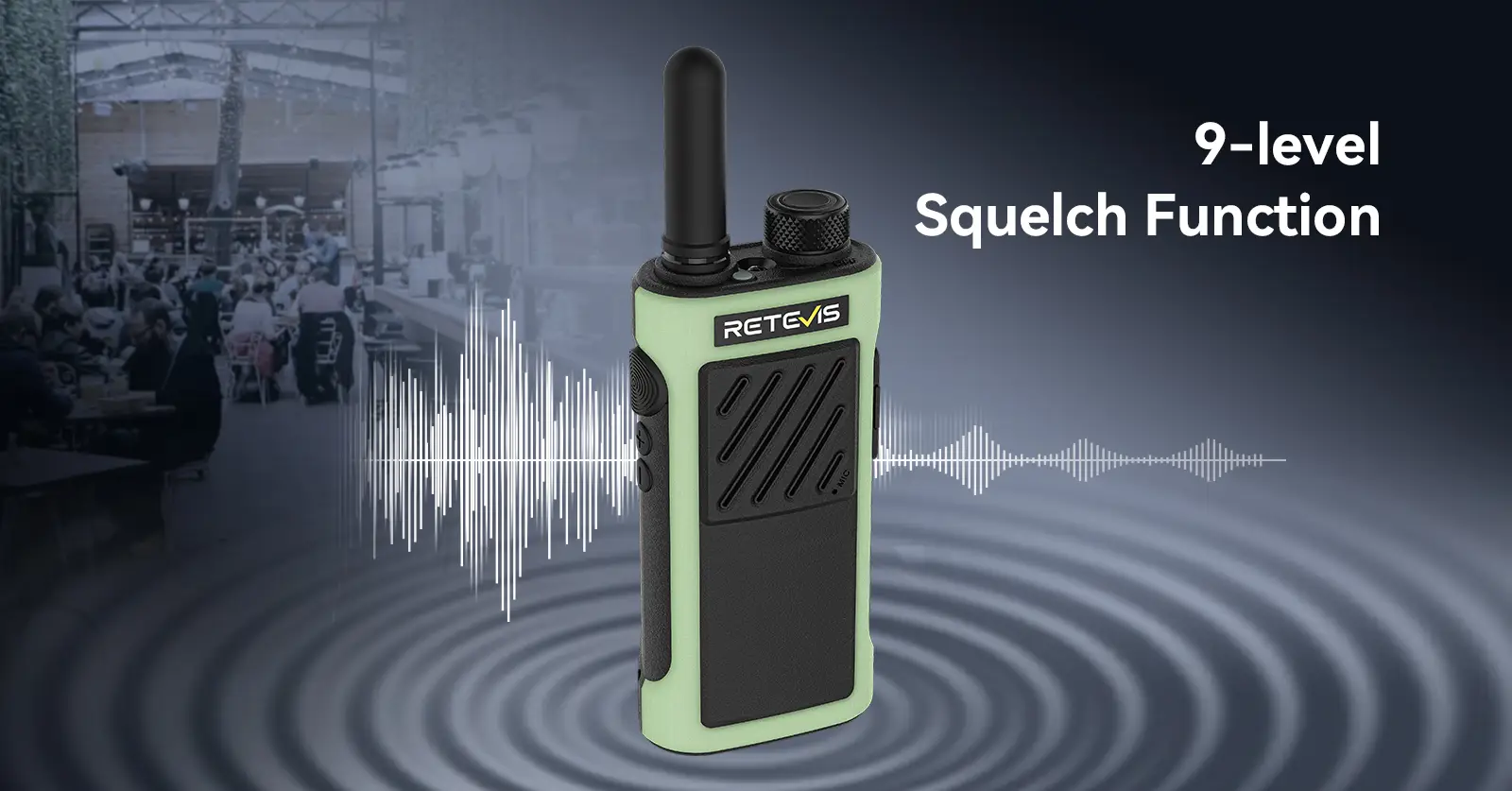 Retevis RB66P RB666P Squelch Function