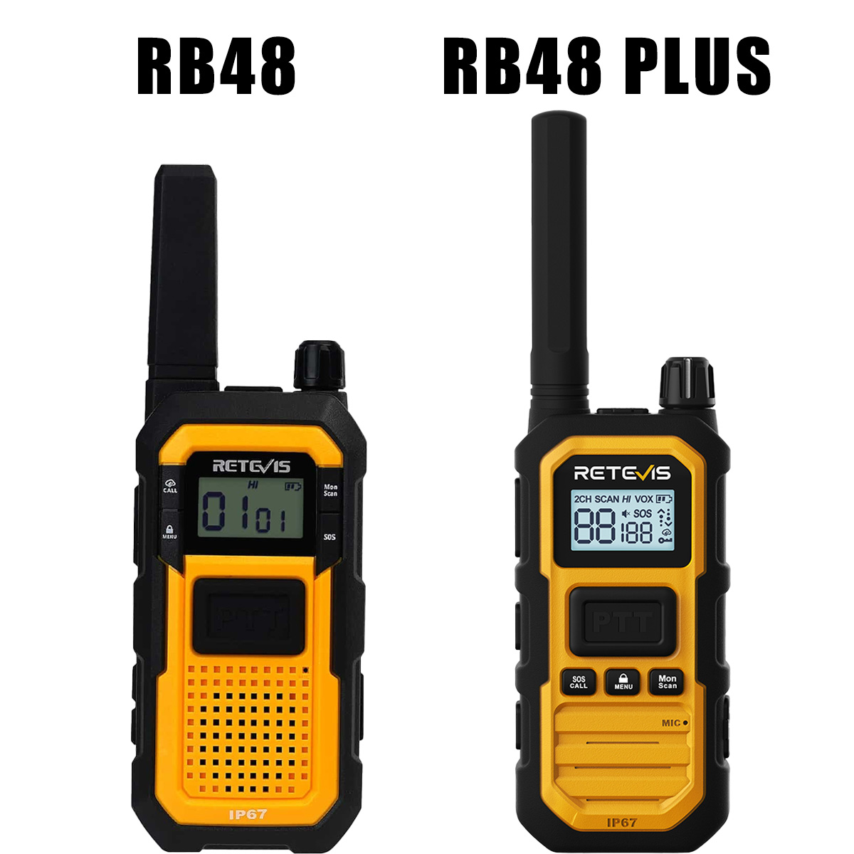 Retevis RB48 PLUS VS RB48