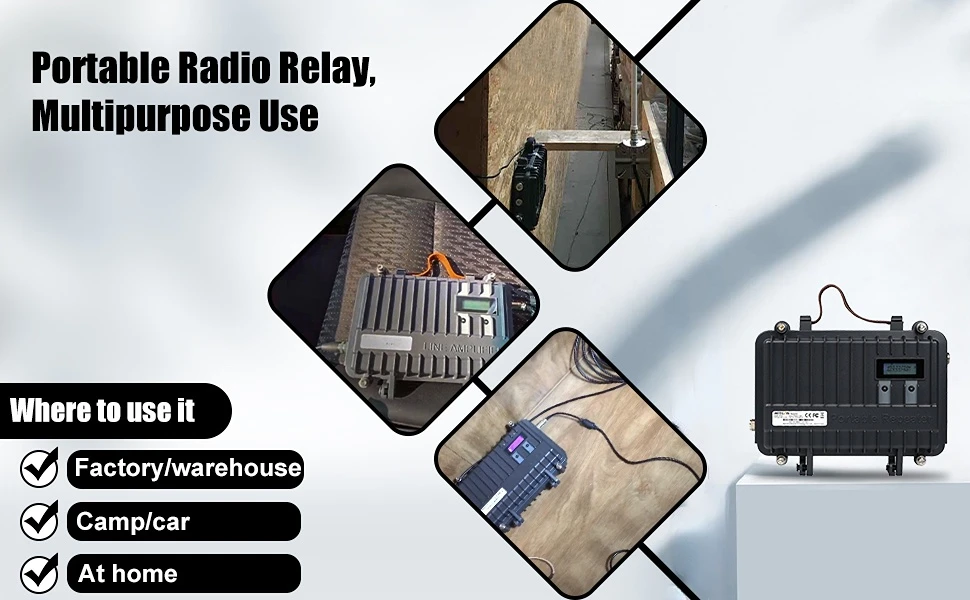 Retevis RT97 GMRS Repeater Multiple Use
