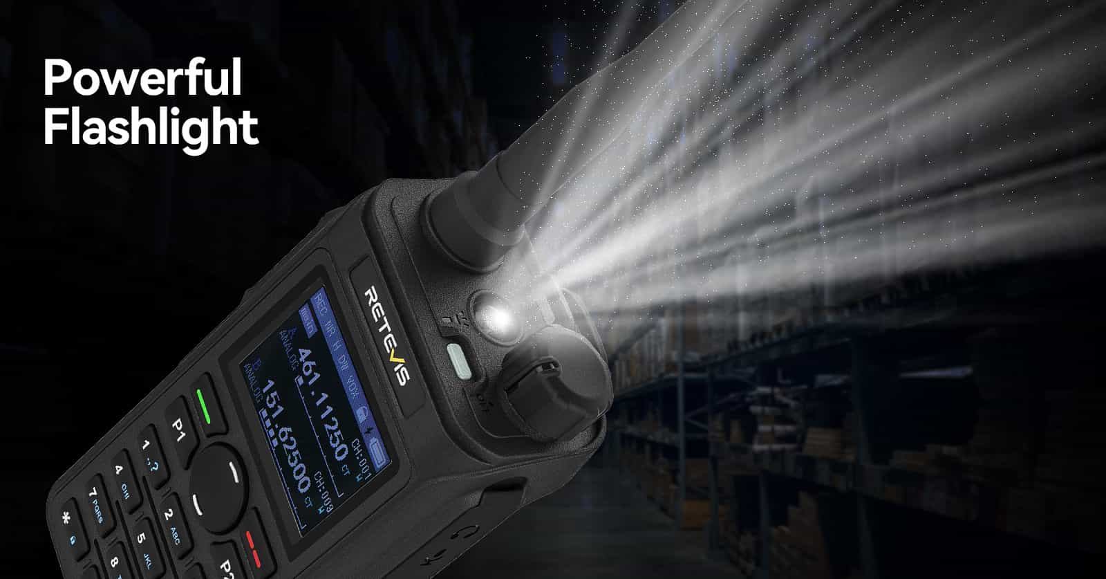 retevis c62 powerful flashlight