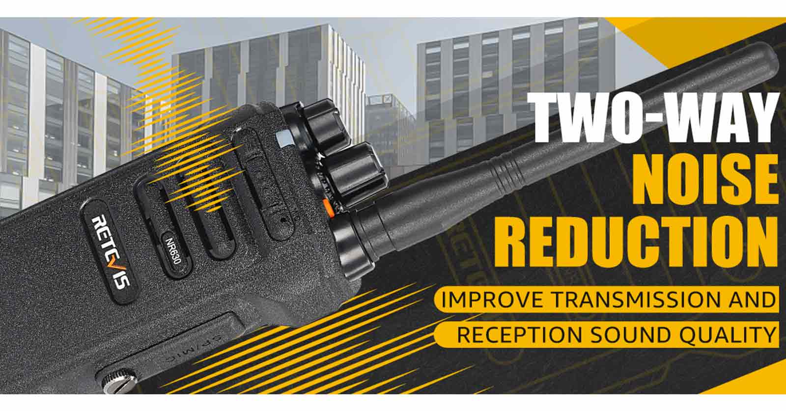 long range two way radio with noise reduction long range two way radio with noise reduction