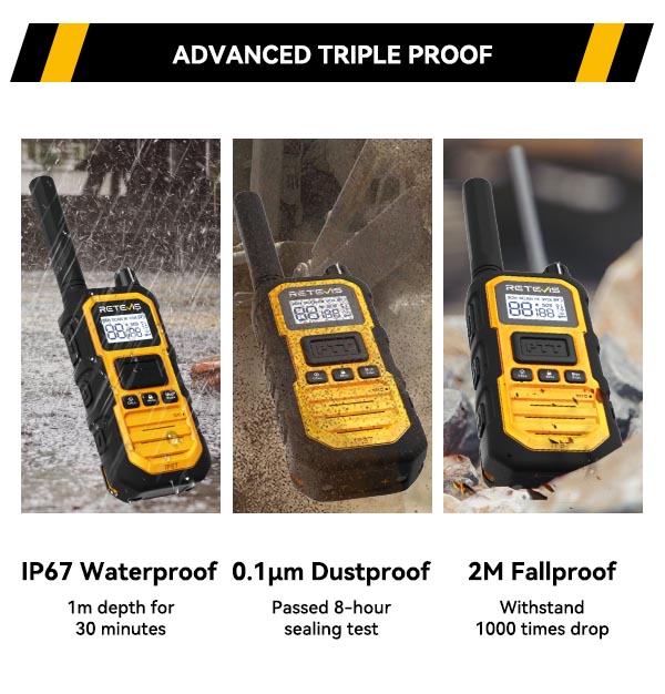 Advanced Triple Proof and rugged Two Way Radio