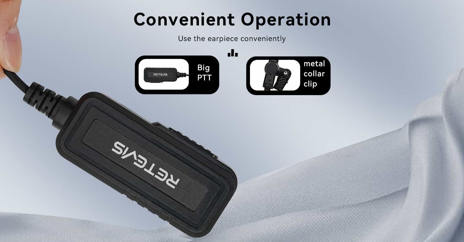 Big PTT-Easy Operation