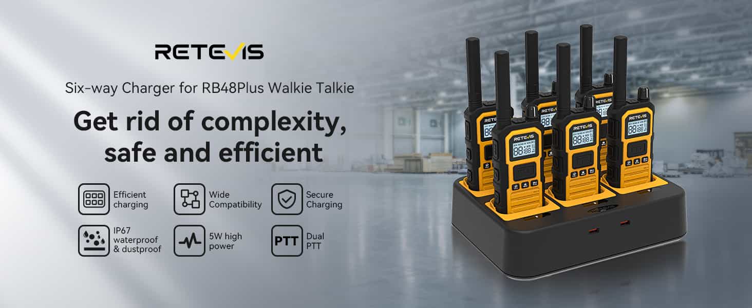 retevis RB48P GMRS 5W Advanced Triple Proof Heavy Duty Radio