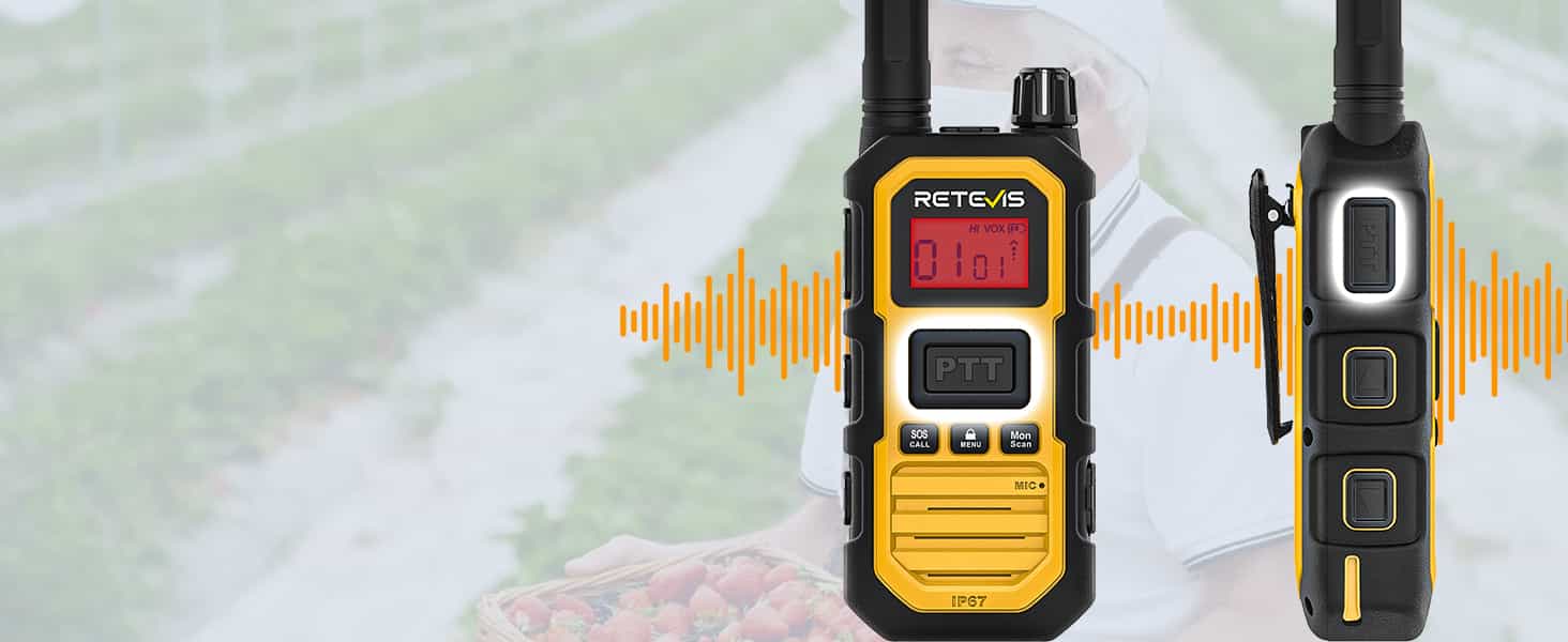 retevis rb48p dual ptt buttons