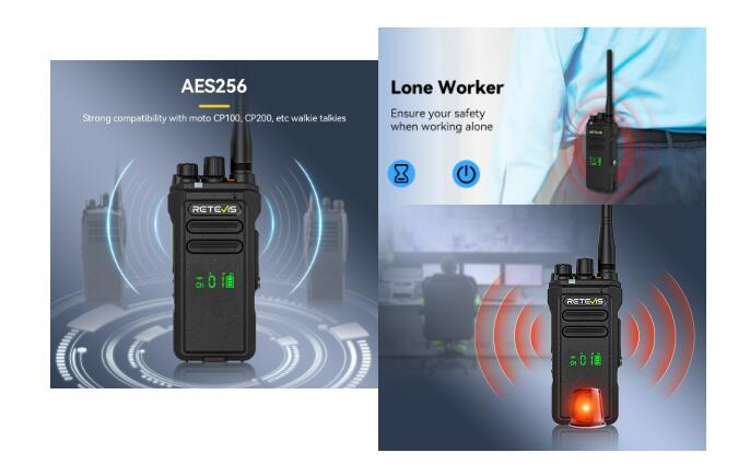 retevis nr30d security walkie talkie