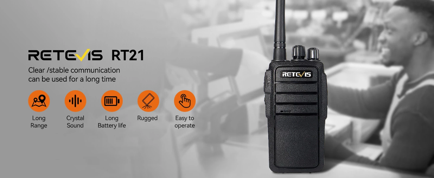 Retevis RT21 License Free Long Range Two Way Radio