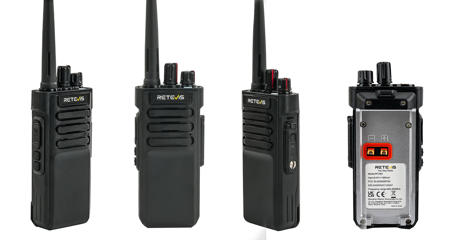 retevis rt29 rugged two way radio details