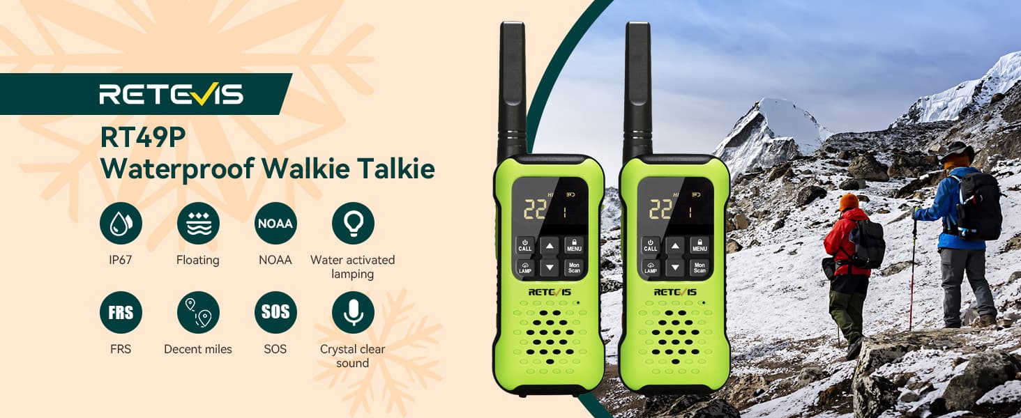 RETEVIS RT49P Waterproof and floating two way radio