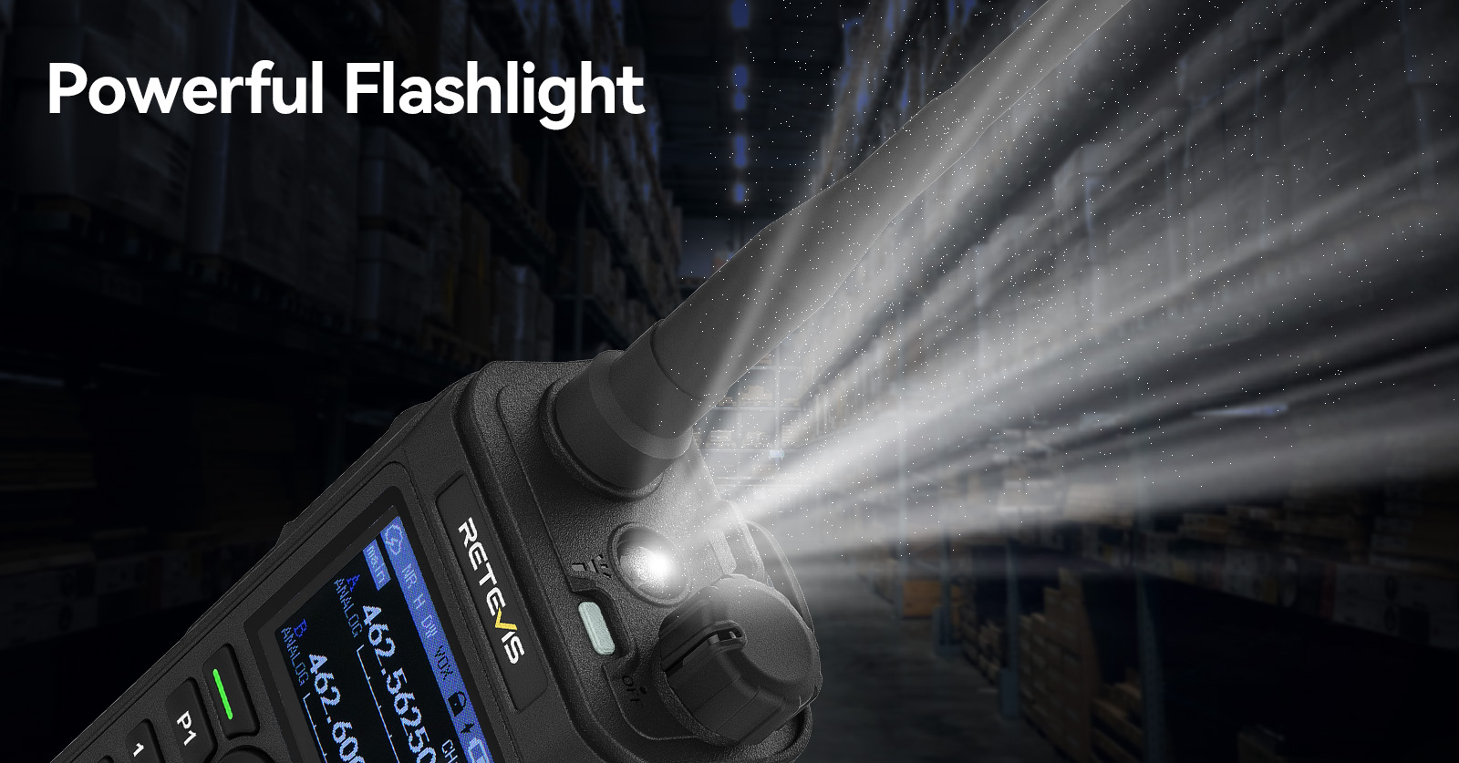 retevis c2 Flashlight function