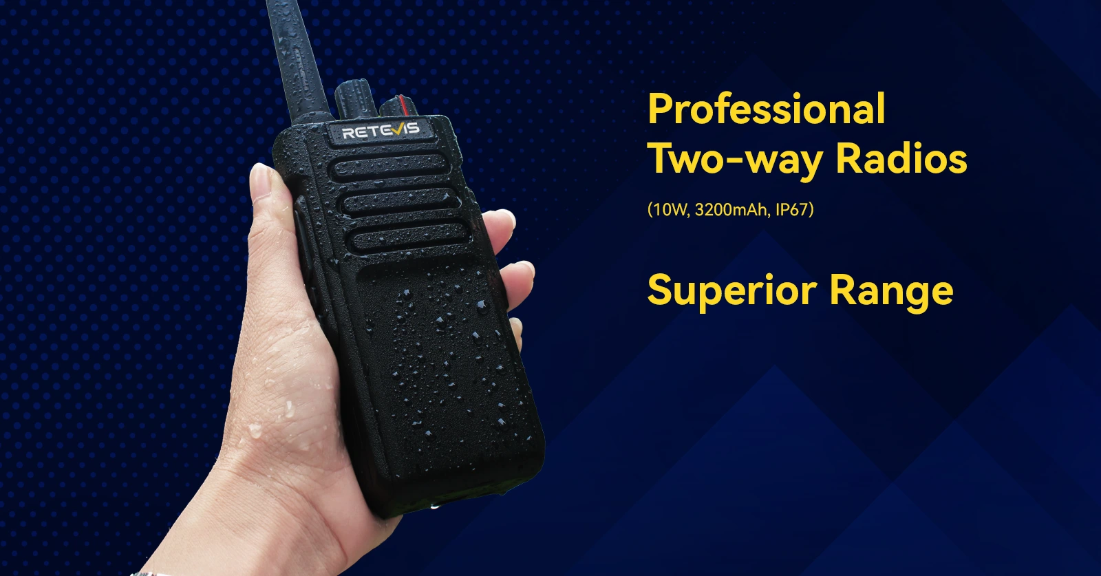 Retevis RT29 Long Range Waterproof Radio