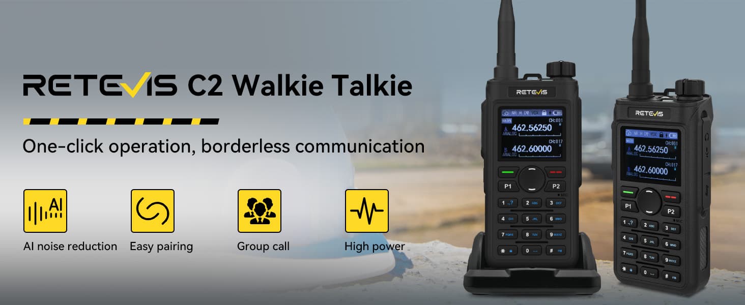 Retevis C2 new GMRS radio in 2024