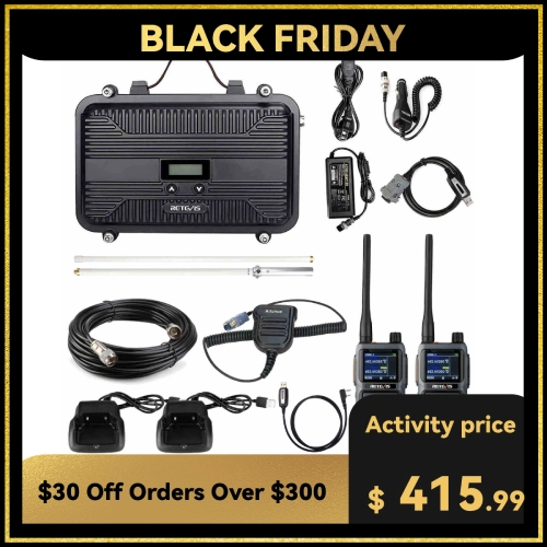 Retevis RB17P Portable 5 Watt GMRS Handheld Radio (2 Pack)