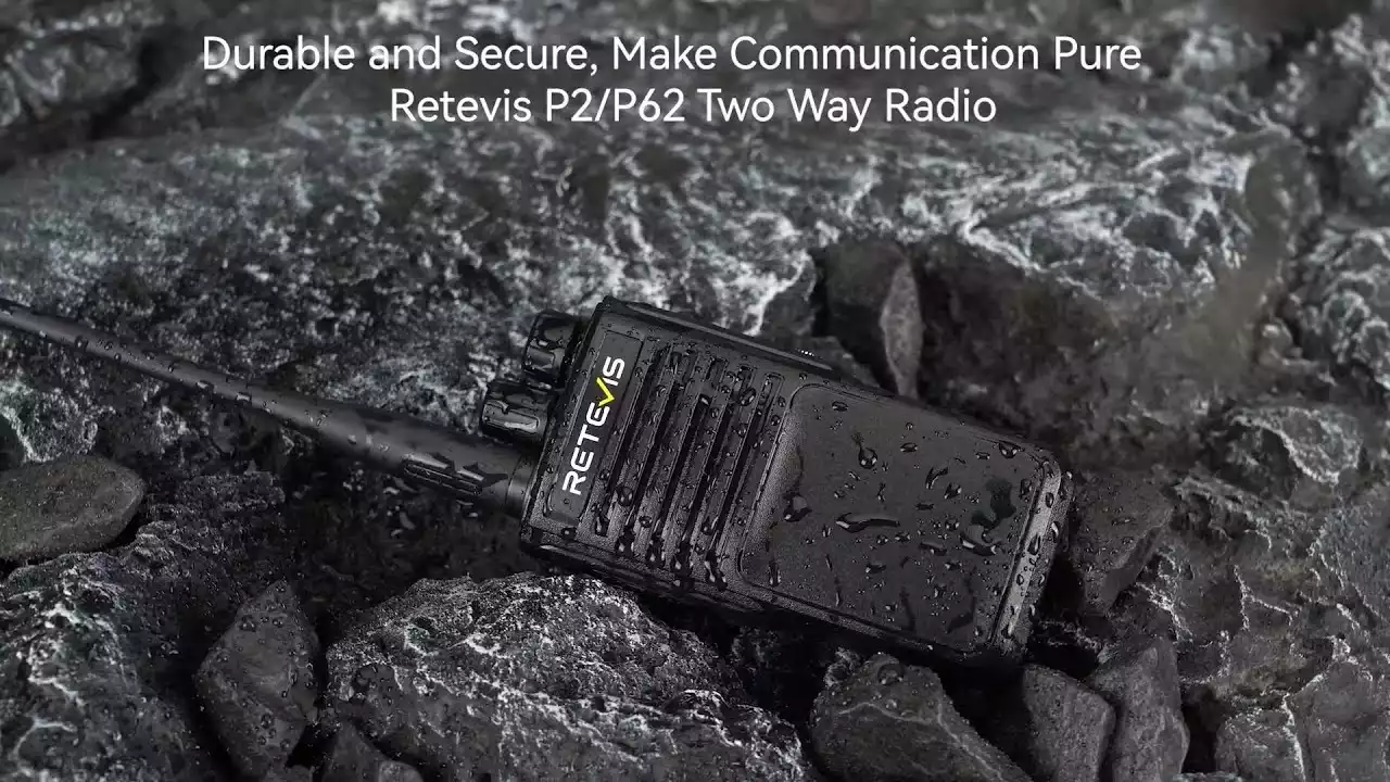 retevis p2 long range waterproof radio