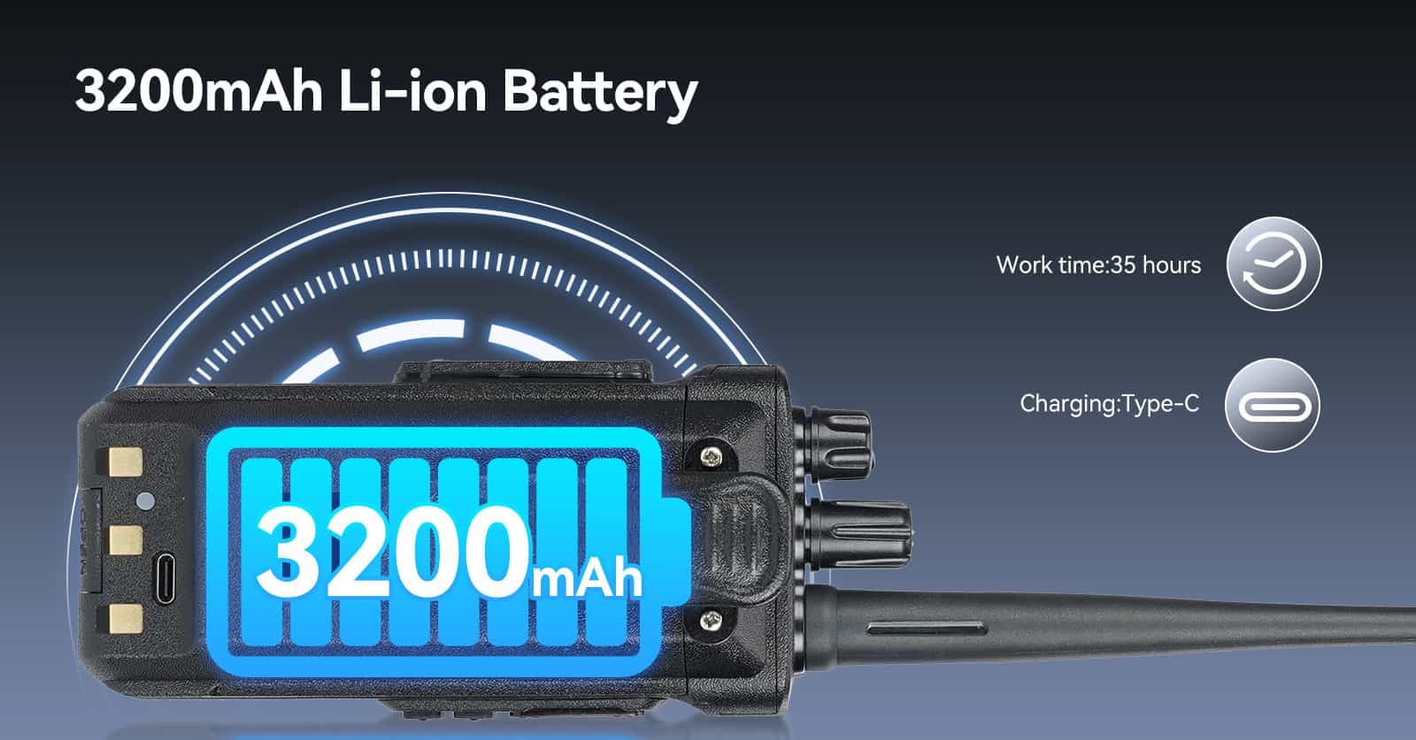 3200mAh battery 