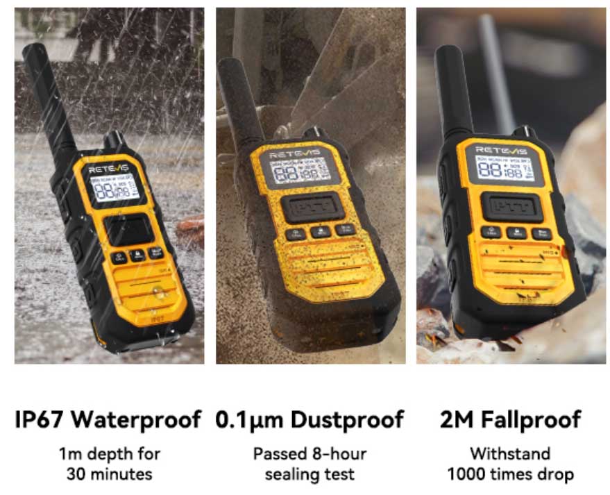 retevis rb48p rugged and durable gmrs radios for farms to Keep connected