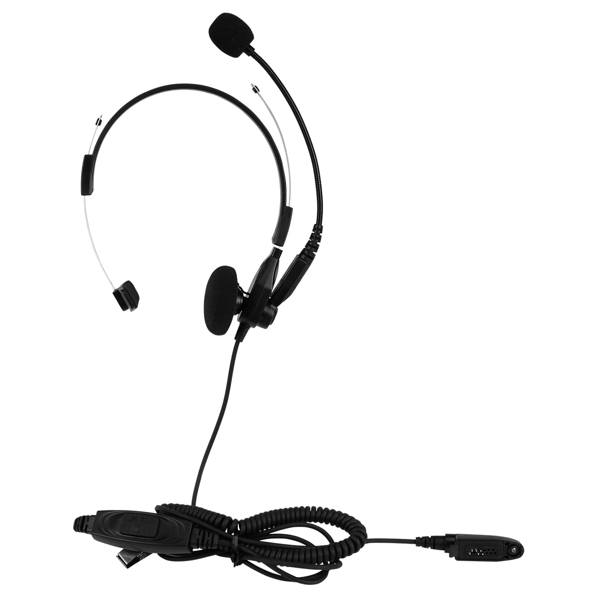Retevis Over The Head Single Muff Lightweight Headset For retevis nr30d