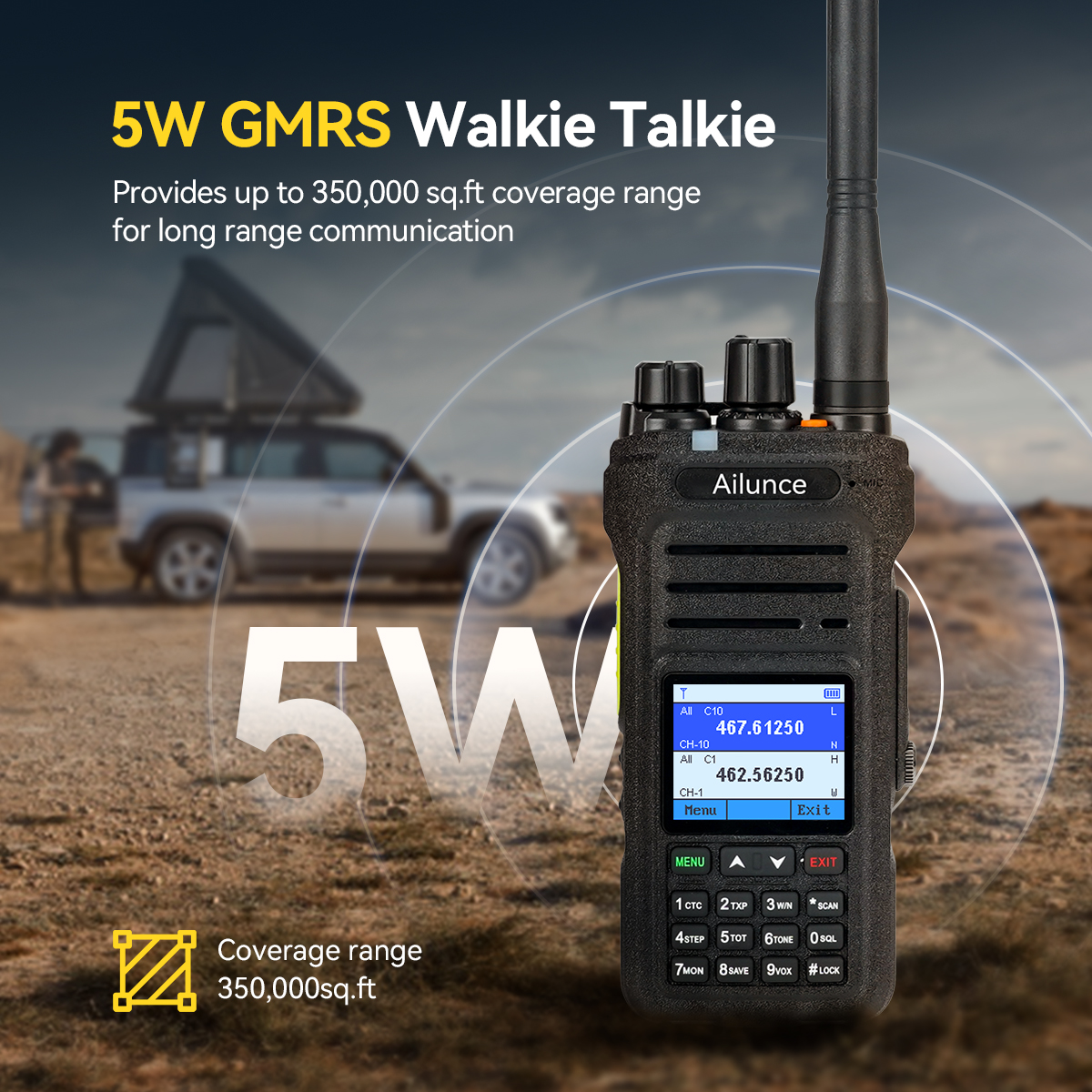 Ailunce HA1G GMRS Radio