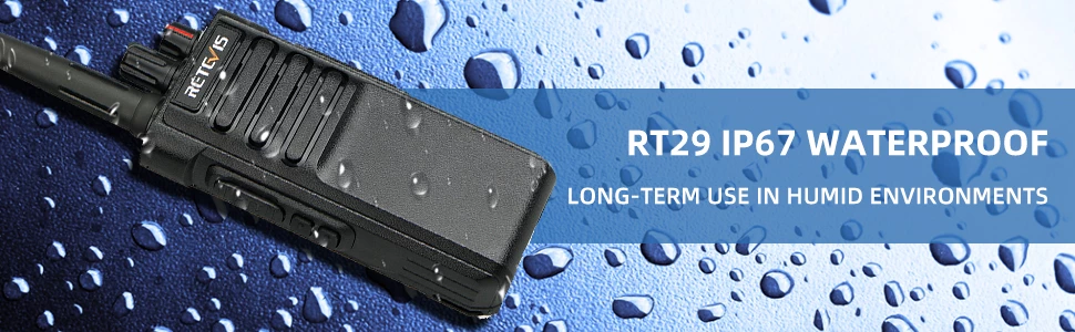 Retevis RT29 IP67 Waterproof Long Range Radio