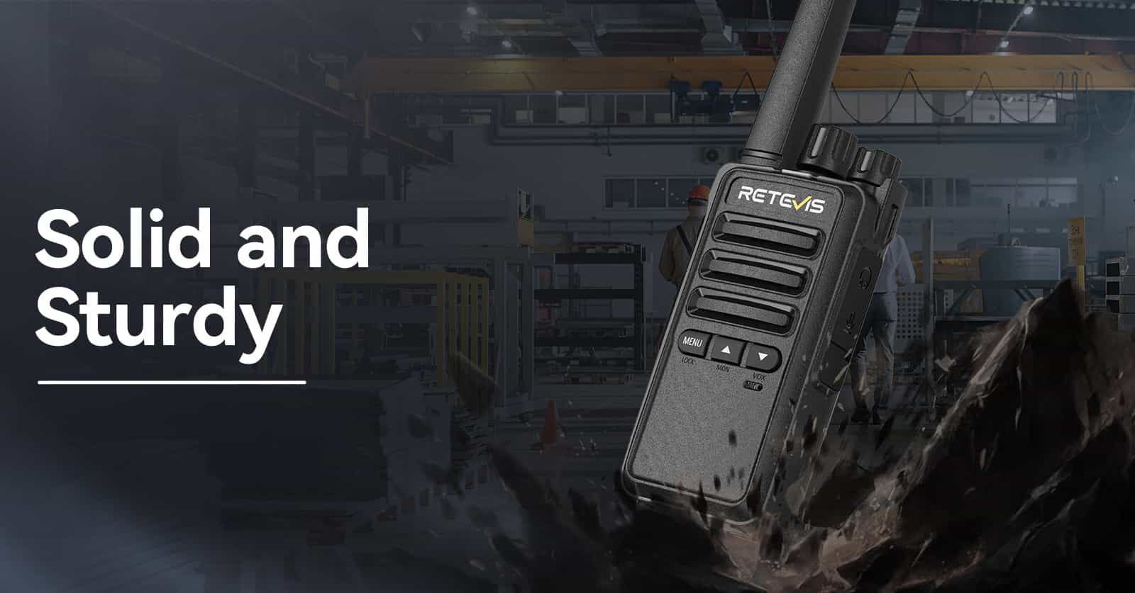 Retevis RT68B Two Way Radio Solid and Sturdy