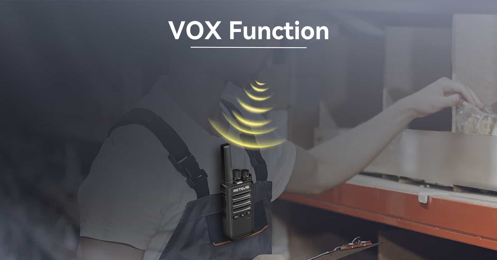 Retevis RT68B Two Way Radio with VOX Function