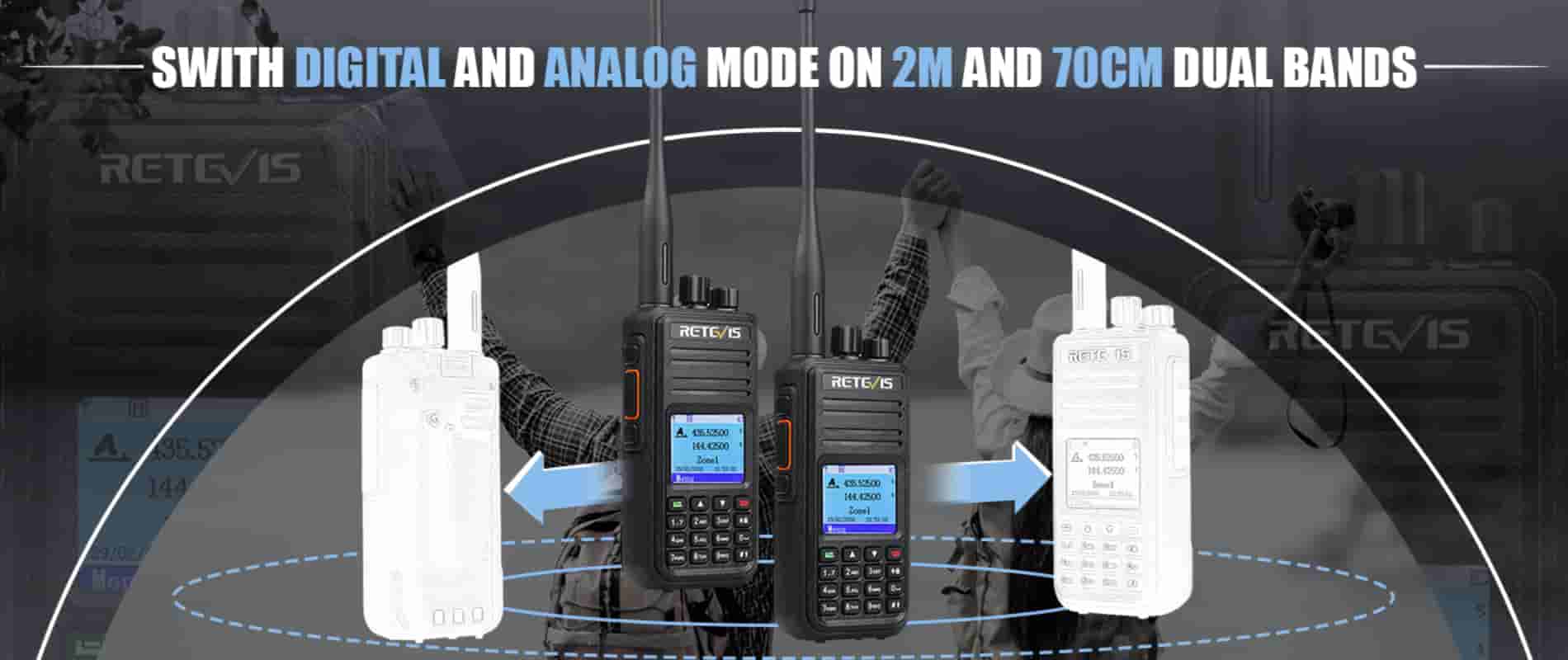 RT3S GPS dual band DMR Radio 