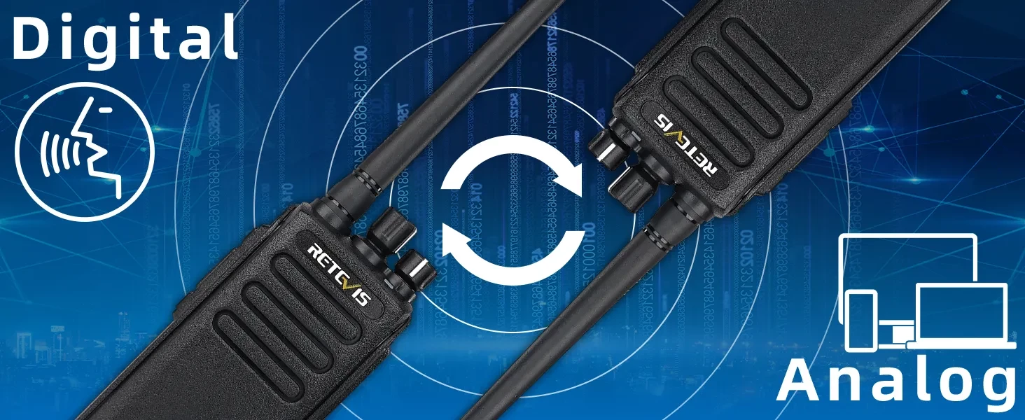 retevis rt81 high power digital handheld radio