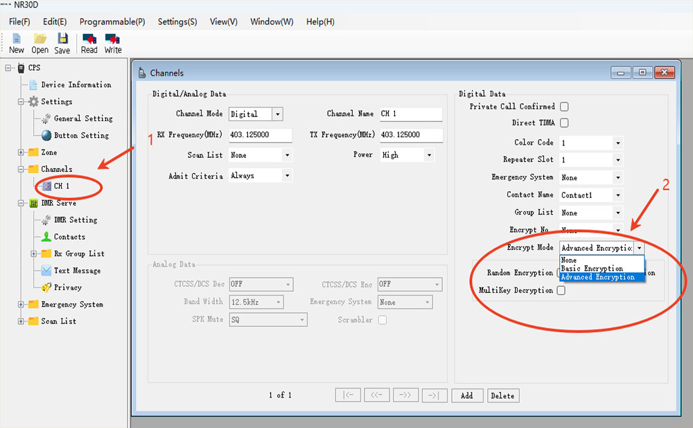 aes256 encryption feature