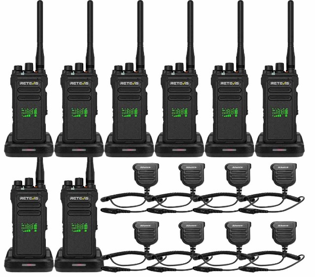 Retevis NR30D Waterproof DMR Radio 8Pack
