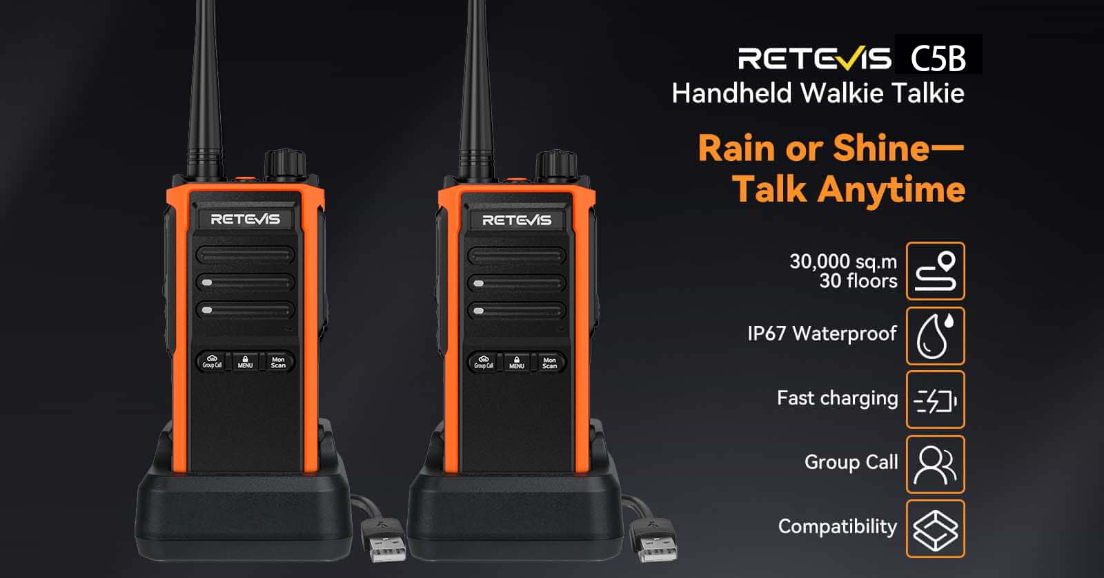 Retevis-C5B-Handheld-Walkie-Talkie