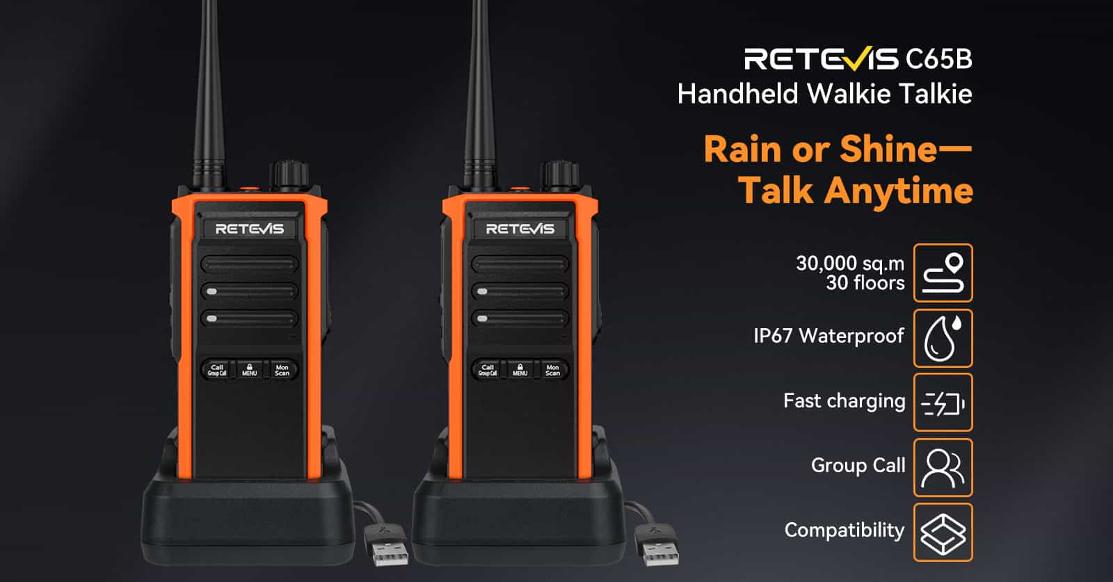 Retevis-C65B-Handheld-Walkie-Talkie