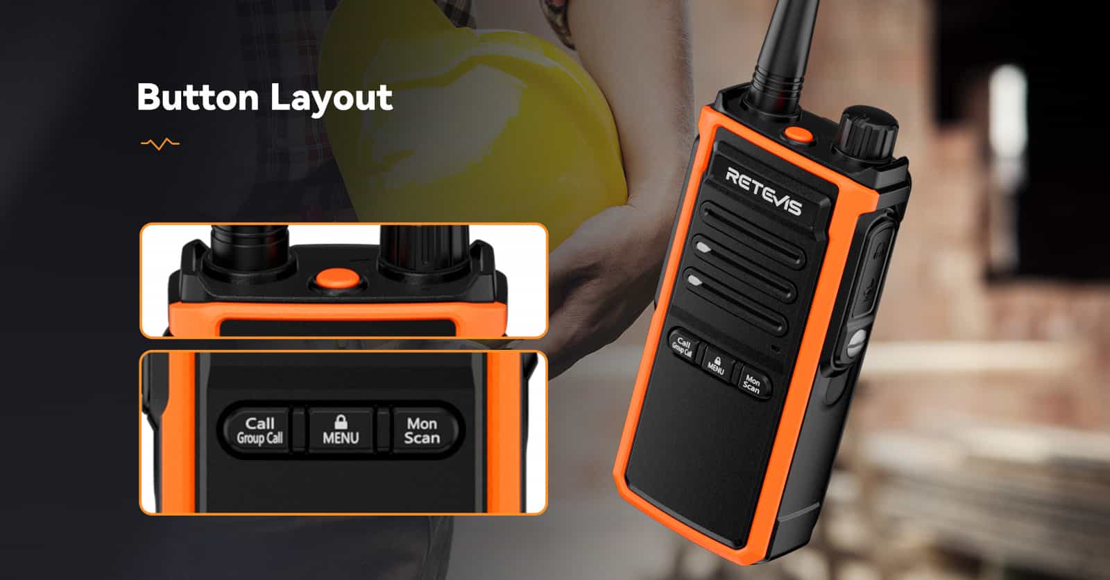 Retevis-C65B-Handy-Talkie-with-Button-Layout