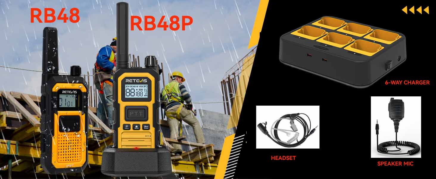 The-best-accessories-for-Retevis-RB48-and-RB48P-two-way-radios