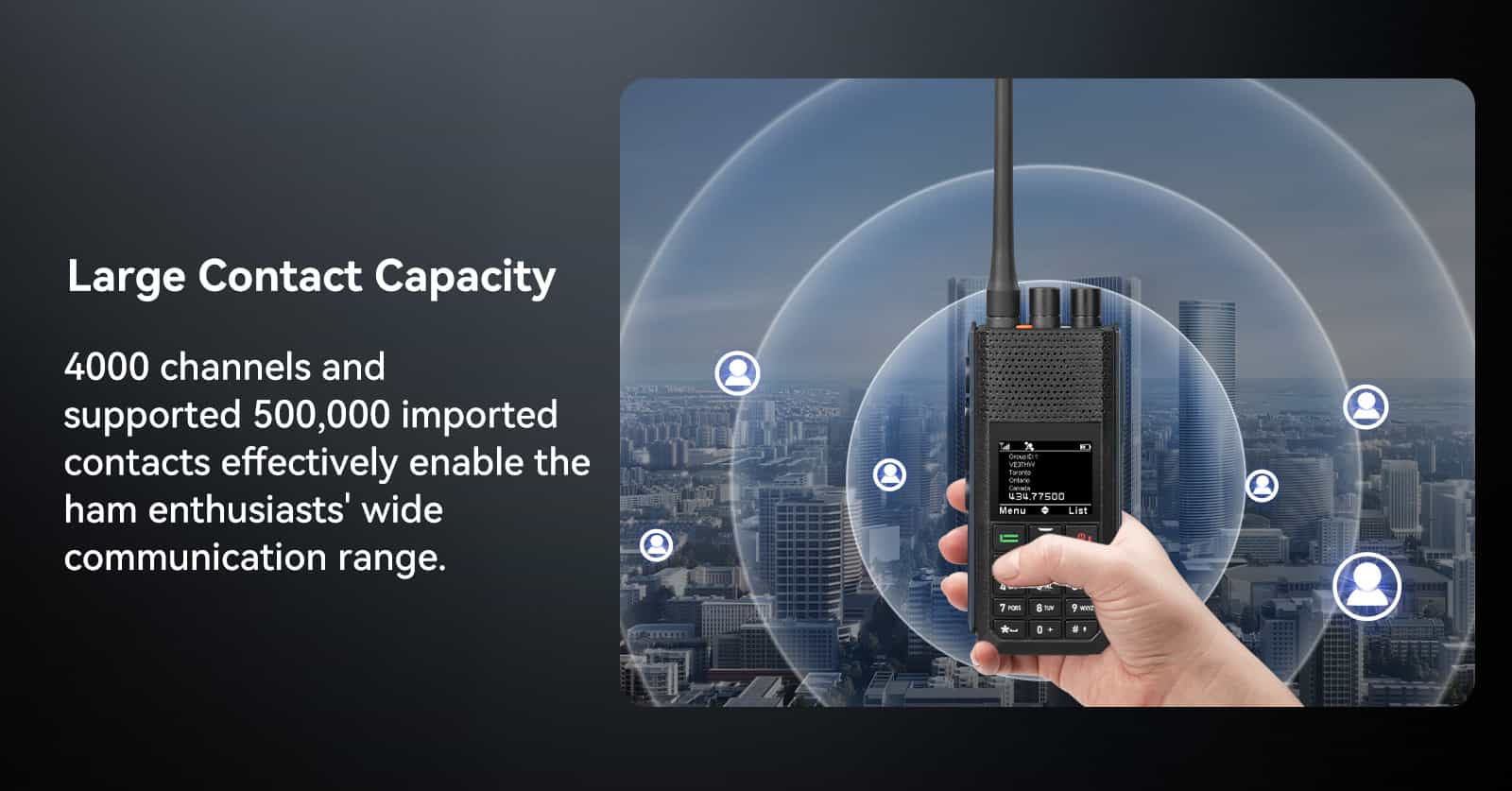  Retevis Ailunce H1 5W GPS APRS Dual Band DMR Radio with 500K Contacts
