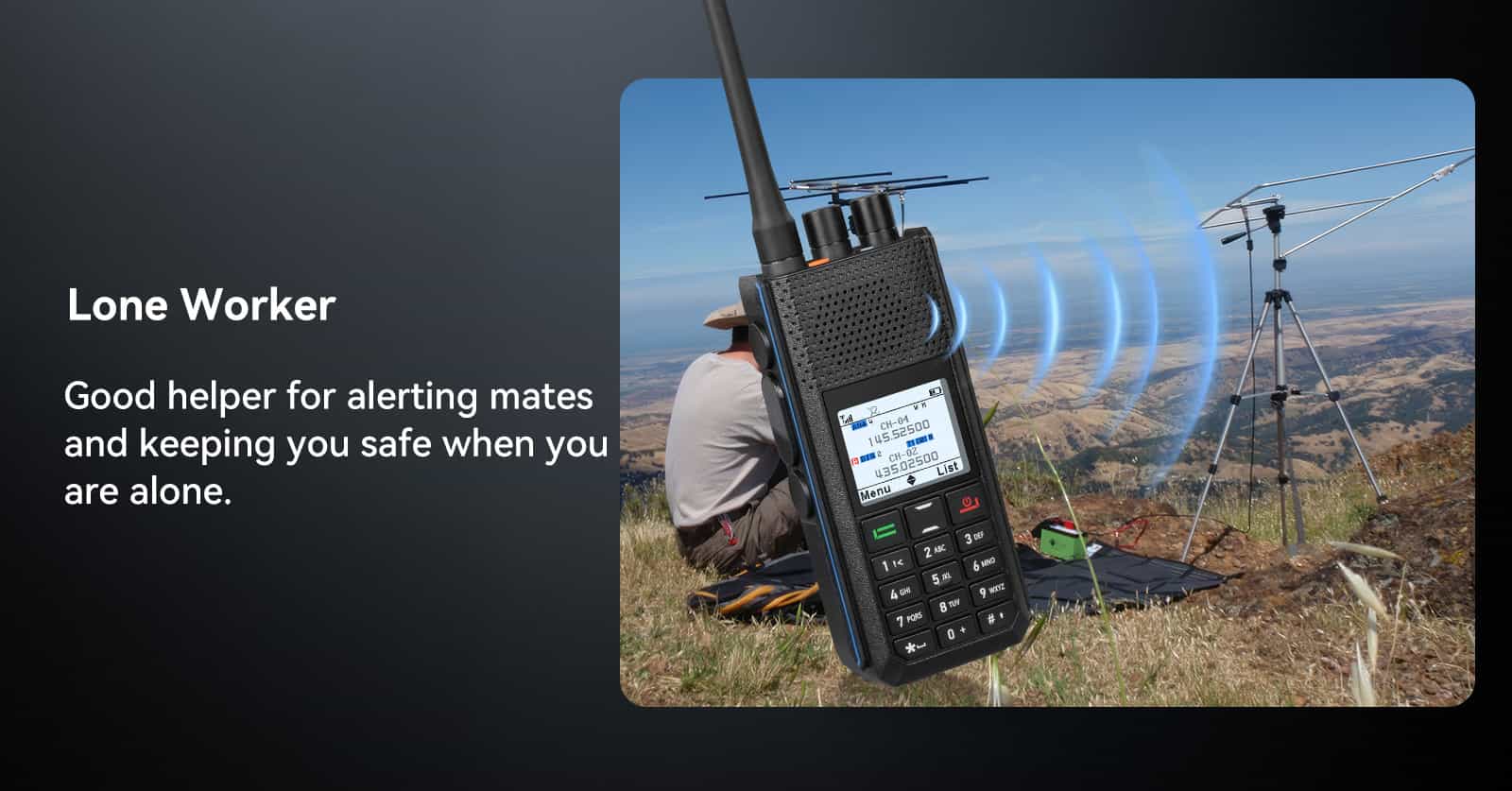 Retevis Ailunce H1 5W GPS APRS Dual Band DMR Radio with 500K Contacts