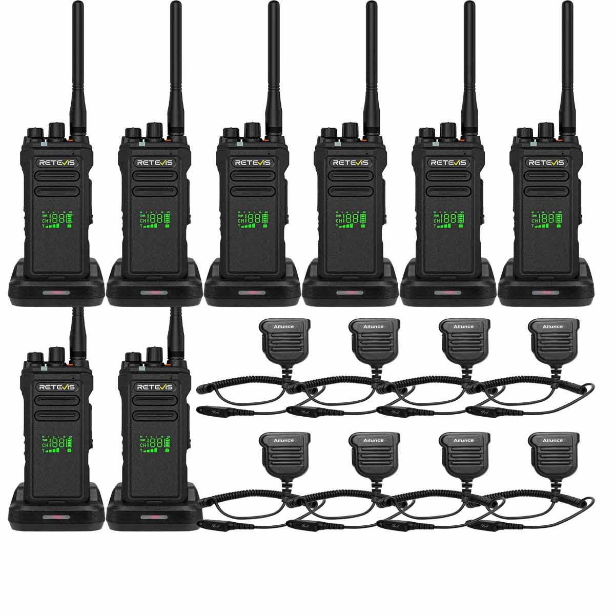 retevis nr30d high power waterproorf radio for security