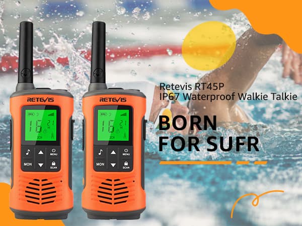 Retevis RT45P Waterproof Two-Way Radio for Family