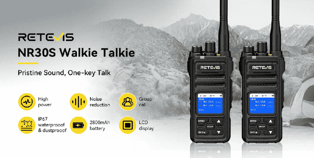 RETEVIS NR30S THE BEST RADIO FOR SKI PATROLLER