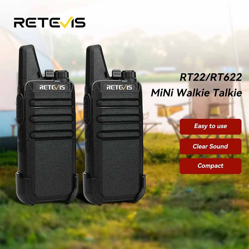 retevis rt22 small size two way radios