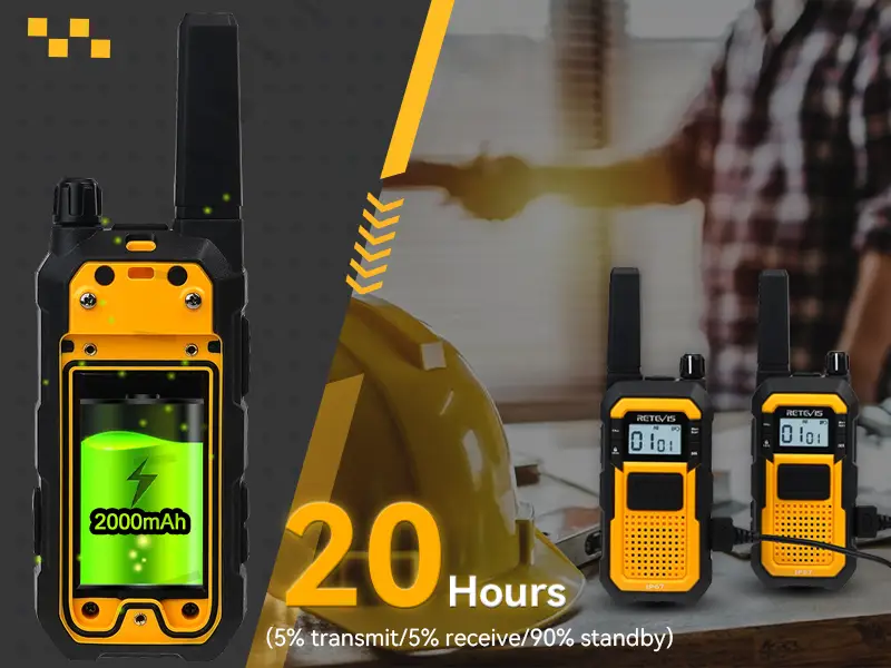 A9246A-long-standby battery of 20hours triple-proof license-free radio RB48