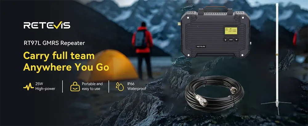 retevis waterproof gmrs RT97L