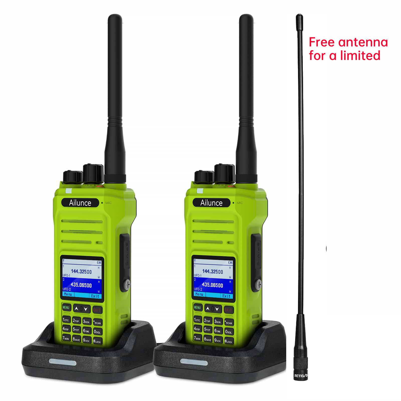       Ailunce HA1G GMRS Radio-Green-spring sale