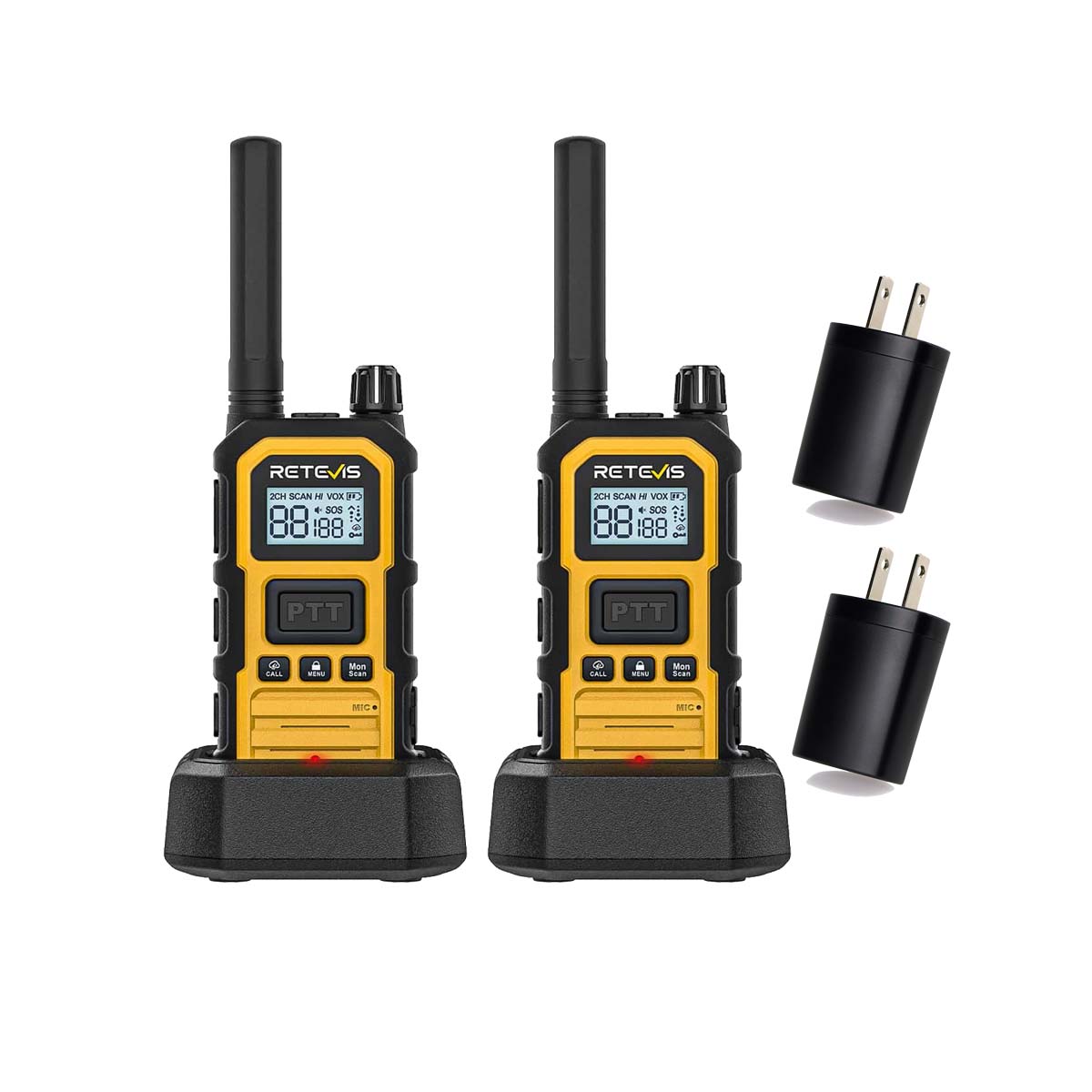 RB48P IP67 5W GMRS Hands Free Walkie Talkie