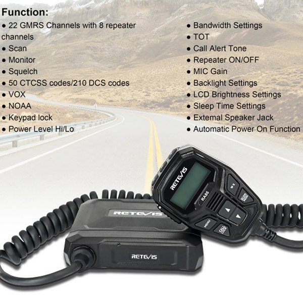 Retevis RA86 walkie-talkie