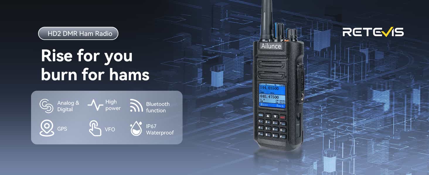 Ailunce HD2 10W GPS DMR RADIO