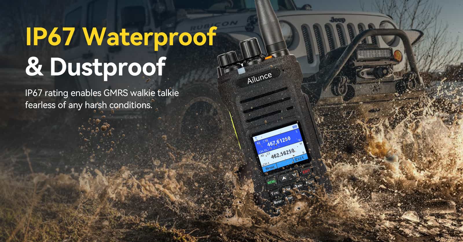 Ailunce HA1G 5W IP67 GMRS Radio
