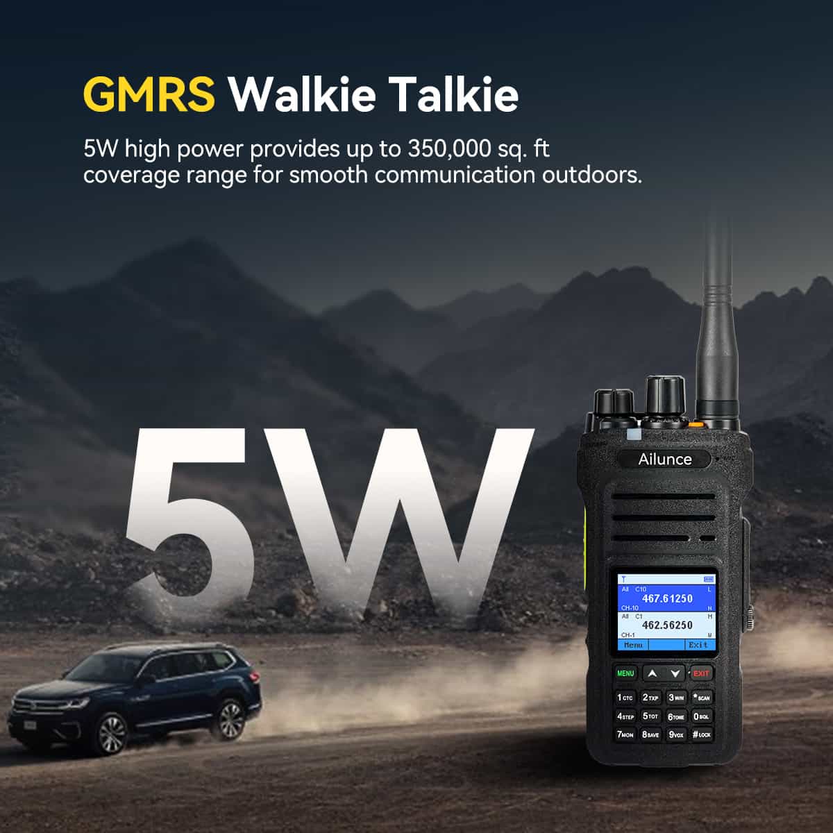 Ailunce HA1G 5W GMRS Radio 
