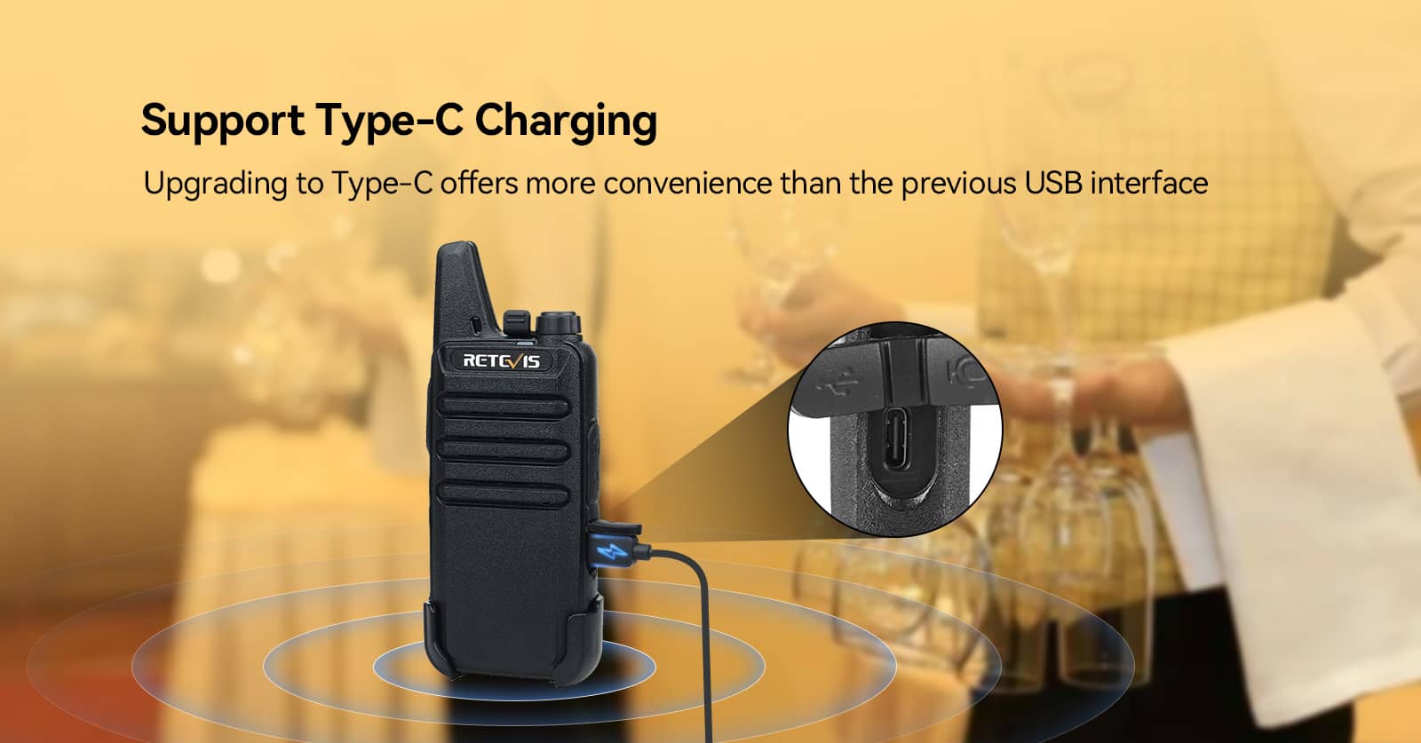 Support Type-C Charging